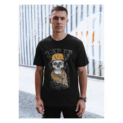 Men's T-shirt with black Dstreet print