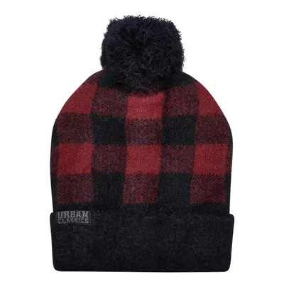 Pom Beanie black/red