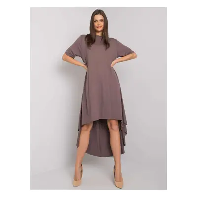 RUE PARIS Brown loose dress