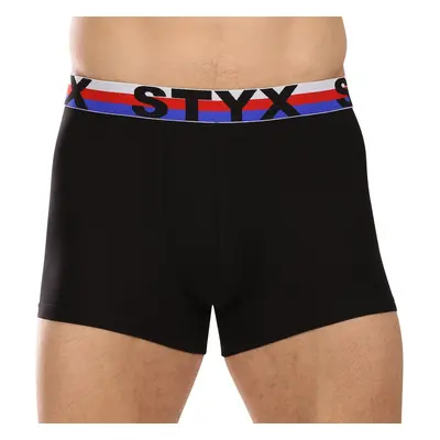 Men's Boxer Shorts Styx Sports Rubber Black Tricolor