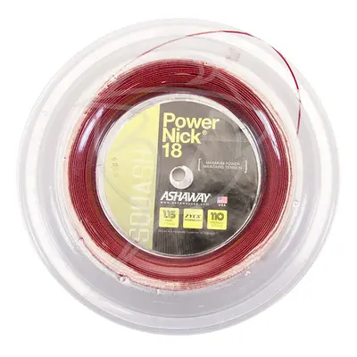 Ashaway PowerNick Zyex Red 1.15mm Squash String (110m Roll)