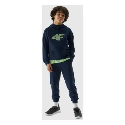 4F jogger sweatpants for boys - navy blue