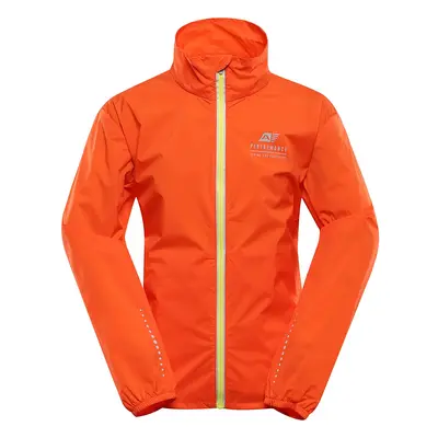 Children's ultralight jacket with dwr finish ALPINE PRO SPINO spicy orange