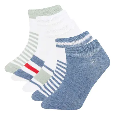 DEFACTO Size 5-Pack Cotton Ankle Socks