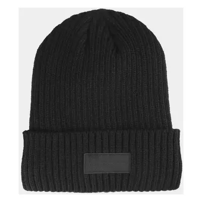 Men's insulated winter hat 4F black