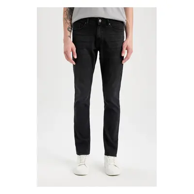 DEFACTO Pedro Slim Fit Slim Fit Normal Waist Narrow Leg Jean Trousers