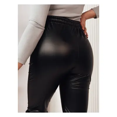 BRIAL Women's Waxed Trousers Black Dstreet