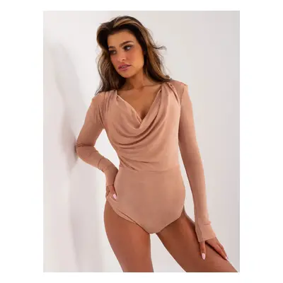 Brown women's bodysuit