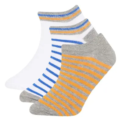 DEFACTO Size 3-Pack Cotton Ankle Socks