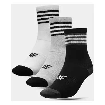 4F Casual Boys High Ankle Socks 3-PACK Multicolor