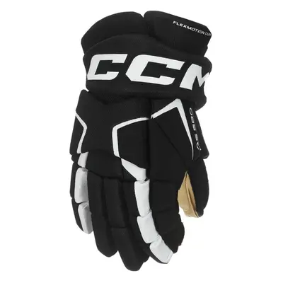 CCM Tacks AS black/white Junior 11-inch hockey gloves