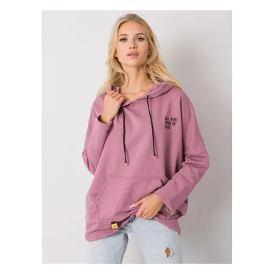 Dusty pink kangaroo sweatshirt