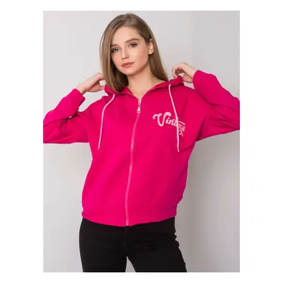 Hoodie with zip closure