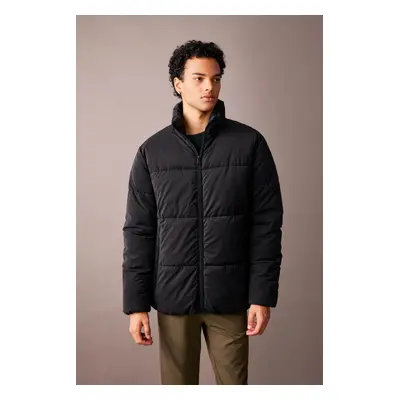 DEFACTO Slim Fit Stand Collar Lined Puffer Jacket