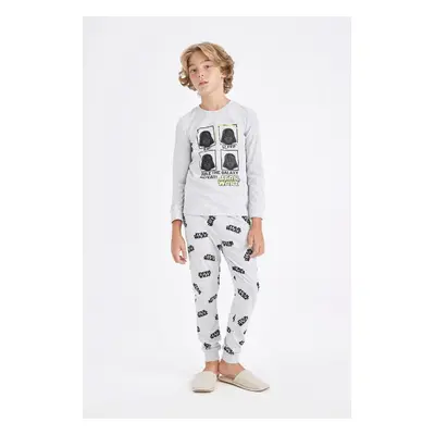 DEFACTO Boy Star Wars Long Sleeve Pajama Set