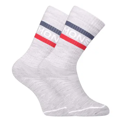 Socks Mons Royale merino grey