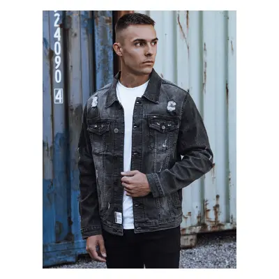 Men's denim jacket gray Dstreet