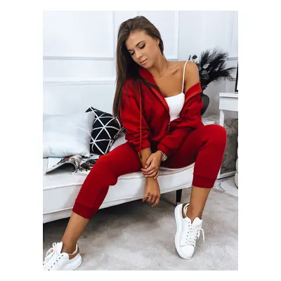 Women's tracksuit AMILIA red Dstreet