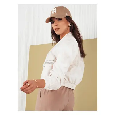 SERRO women's bomber jacket beige Dstreet