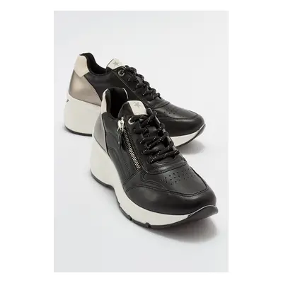 LuviShoes ADEL Women's Black Sneakers