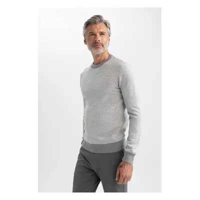 DEFACTO Standard Fit Crew Neck Sweater