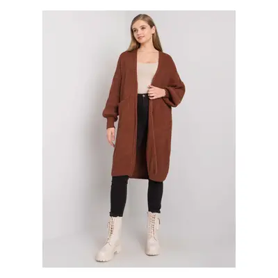 RUE PARIS Lady's brown cape with wool