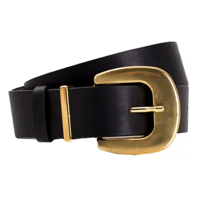 Black women's belt with buckle OCH BELLA