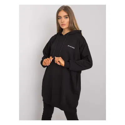 Women's black hoodie