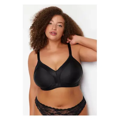 Trendyol Curve Black Antiperspirant Compression Bra