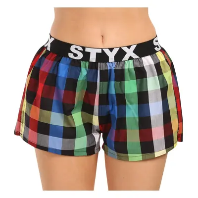 Women's shorts Styx sports rubber multicolor