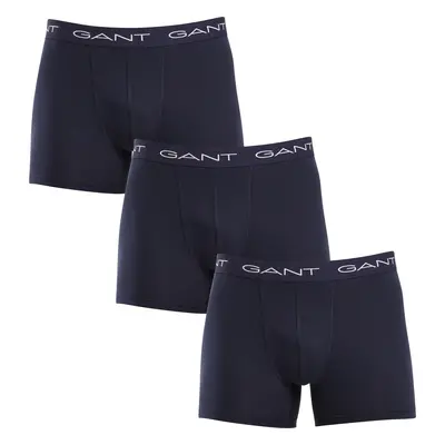 3PACK men's boxers Gant blue