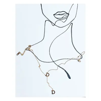 DELICE Gold Dstreet Necklace