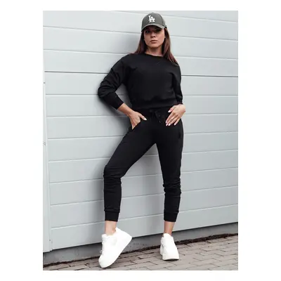 Women's classic sweatshirt CASUALVIBE black Dstreet