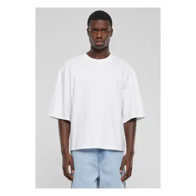 Men's T-shirt oversized Cropped white