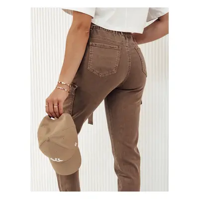 COMFY STREET Women's Trousers Brown Dstreet