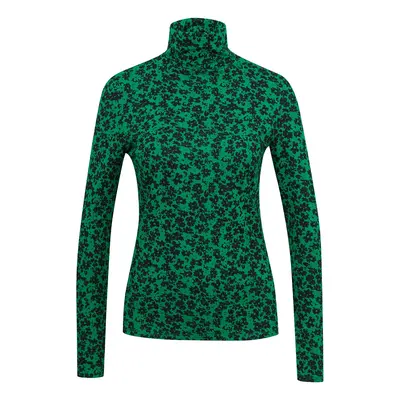 Orsay Green Ladies Patterned Turtleneck - Women