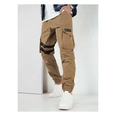 Dstreet Men's Khaki Cargo Pants