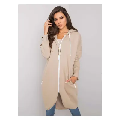 Női pulóver Fashionhunters Beige