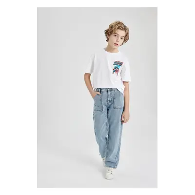 DEFACTO Boys' Wide Leg Wide Leg Jeans