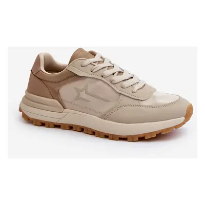 Men's Big Star Memory Foam System Sneakers Beige