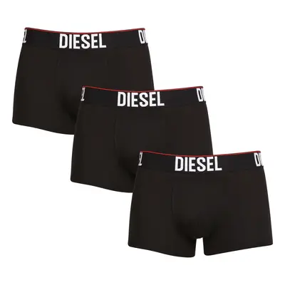 3PACK Mens Boxers Diesel Black