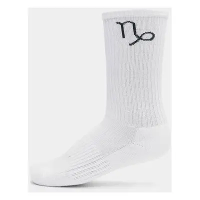 Capricorn white zodiac socks