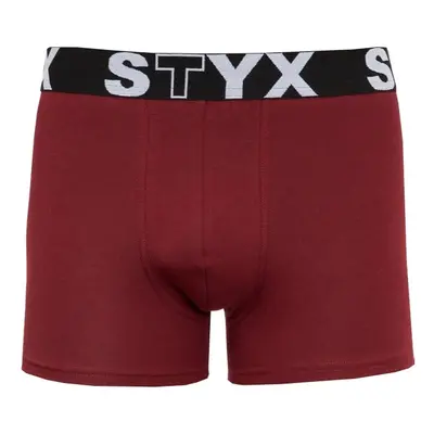 Kids boxers Styx sports rubber burgundy