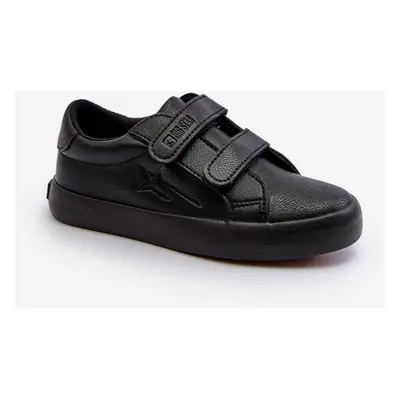 Children's Velcro Sneakers Big Star Black