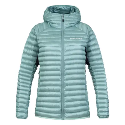 Women's down jacket Hannah MANTIS HOODY wasabi/asphalt