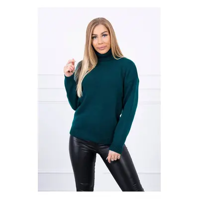 Navy turtleneck sweater