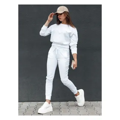 Women's classic sweatshirt CASUALVIBE white Dstreet