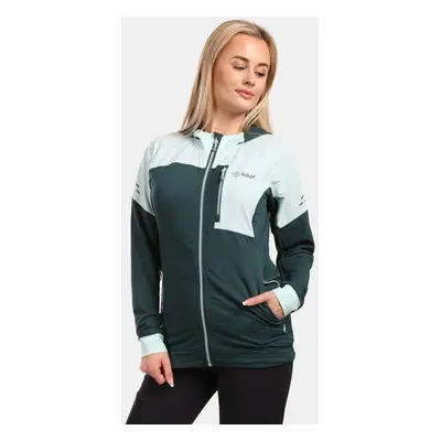 Women's Stretch Hoodie Kilpi MEMPHIS-W Dark Green