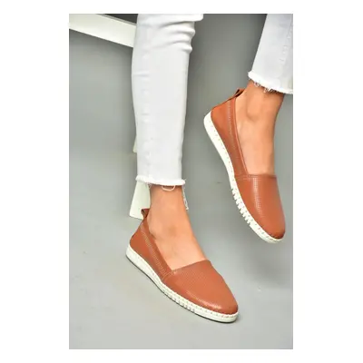 Fox Shoes P555031503 Tan Genuine Leather Women's Shoe