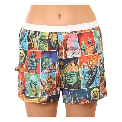 Women's shorts Represent alien attack